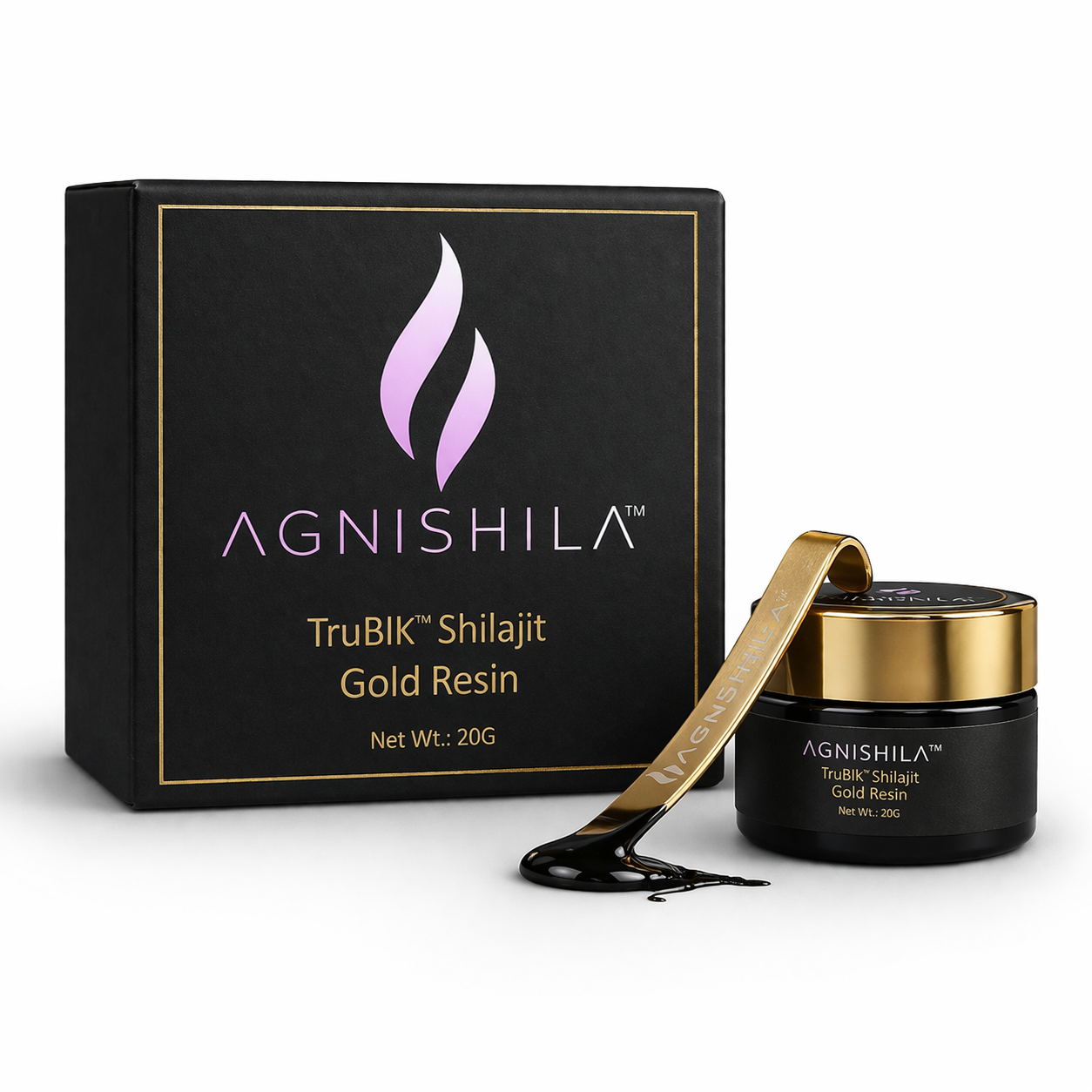Agnishila TruBlk Gold Resin