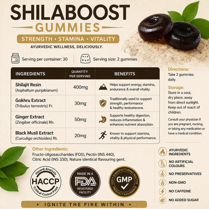 Shilajit ShilaBoost Gummies